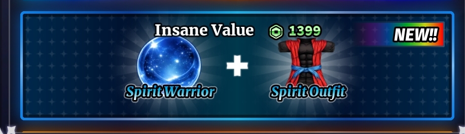 Spirit Warrior+ Spirit Outfit
